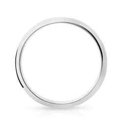 Alliance argent 925 anneau demi-jonc