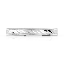 Alliance argent 925 diamanté 3 mm