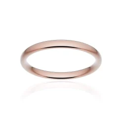 Alliance classique ruban confort or 750 rose poli 2,5 mm