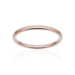 Alliance classique ruban confort or 750 rose poli 2 mm