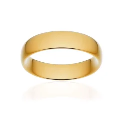 Alliance classique ruban confort or 375 jaune poli 5,5 mm