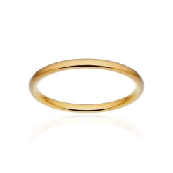 Alliance classique ruban confort or 375 jaune brossé 2 mm