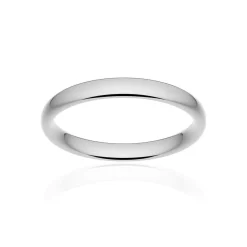 Alliance classique ruban confort or 375 blanc poli 3 mm