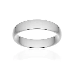 Alliance classique ruban confort or 375 blanc poli 5 mm