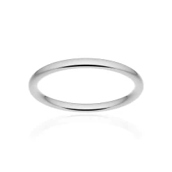 Alliance classique ruban confort platine 950 poli 2 mm