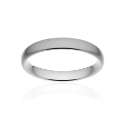 Alliance classique ruban confort platine 950 brossé 3,5 mm