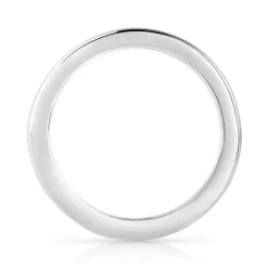 Alliance demi-tour or 750 blanc diamant HSI