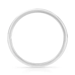 Alliance or 750 blanc demi-tour diamants 0.25 ct 2.1 mm