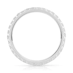 Alliance or 750 blanc diamant