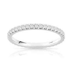 Alliance or 750 blanc diamant