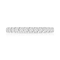 Alliance or 750 blanc diamant