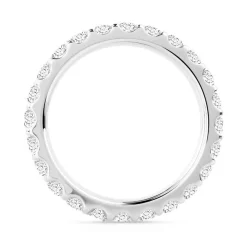 Alliance or 750 blanc diamant