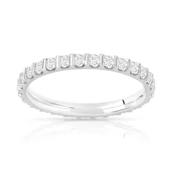 Alliance or 750 blanc diamant