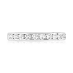 Alliance or 750 blanc diamant