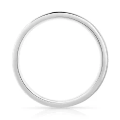 Alliance or 750 blanc diamant H/SI