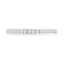 Alliance or 750 blanc diamant H/SI