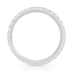 Alliance or 750 blanc diamant H/SI
