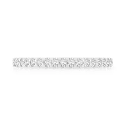 Alliance or 750 blanc diamant H/SI
