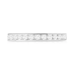 Alliance or 750 blanc diamant H/SI