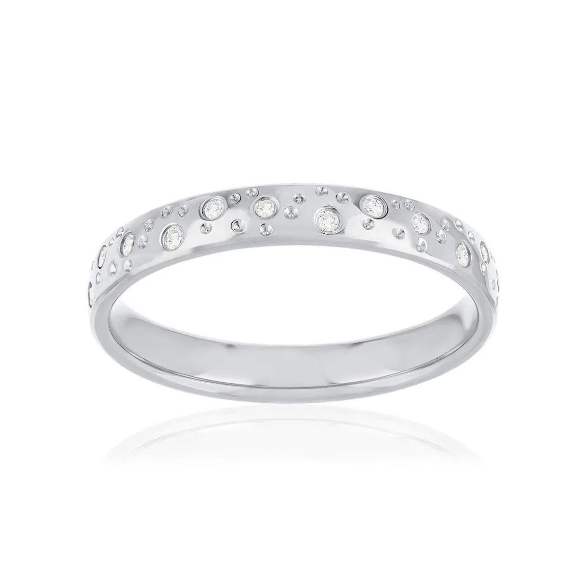 Alliance or 375 blanc diamants HP1 0.13 carat