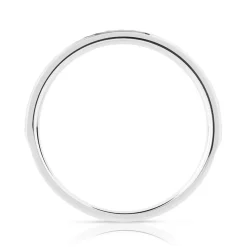 Alliance or 750 blanc diamants 2,4 mm