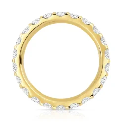Alliance or 750 jaune diamant H/SI