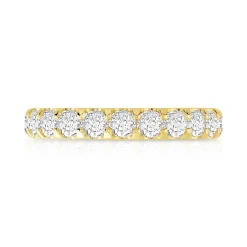 Alliance or 750 jaune diamant H/SI