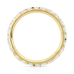 Alliance or 750 jaune diamant H/SI