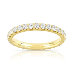 Alliance or 750 jaune diamant H/SI