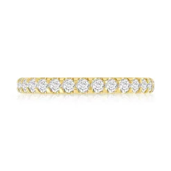Alliance or 750 jaune diamant H/SI