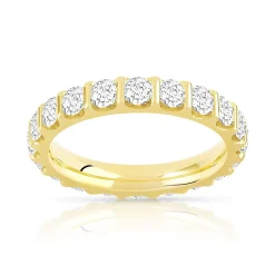 Alliance or 750 jaune diamant H/SI