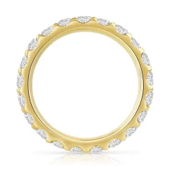 Alliance or 750 jaune diamant H/SI