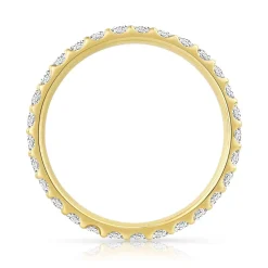 Alliance or 750 jaune diamant H/SI