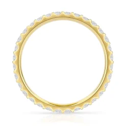 Alliance or 750 jaune diamant H/SI