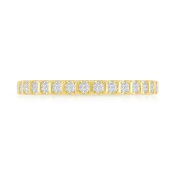 Alliance or 750 jaune diamant H/SI