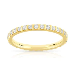 Alliance or 750 jaune diamant H/SI