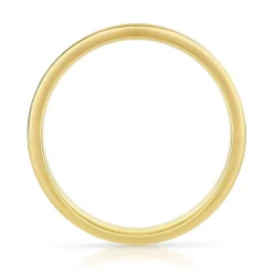 Alliance or 750 jaune tour complet diamants 0.50 ct 2.1mm