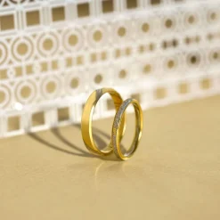Alliance 2 ors 750 jaune et blanc