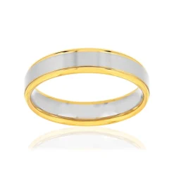 Alliance 2 ors 375 jaune et blanc 5 mm