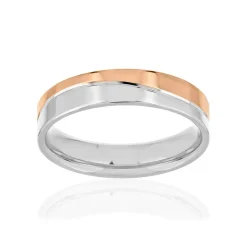 Alliance 2 ors 750 rose et blanc