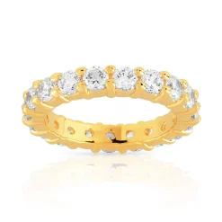 Alliance plaqué or tour complet zirconias