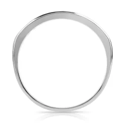 Alliance platine 950 demi-tour diamants 3,33 mm