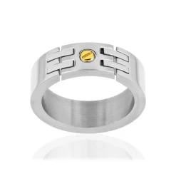 Bague acier vis