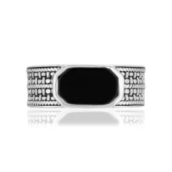 Bague argent 925 agate