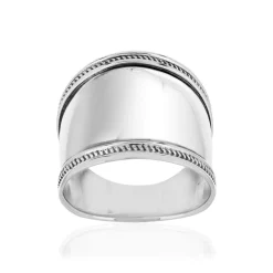 Bague argent 925 effet vieilli
