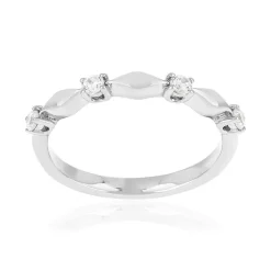 Bague argent 925 et zirconias