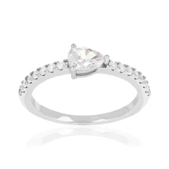 Bague argent 925 et zirconias
