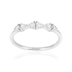 Bague argent 925 et zirconias