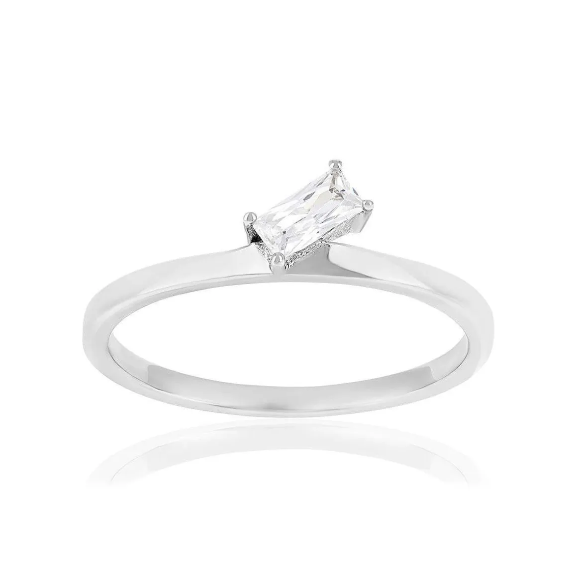 Bague argent 925 et zirconias