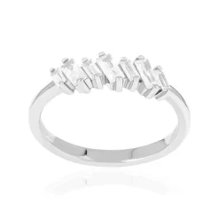 Bague argent 925 et zirconias